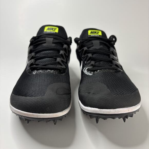 Nike Zoom Rival D 10 Black/White-Volt spikes 907567-017 Women's Size 9 Medium - Picture 8 of 13